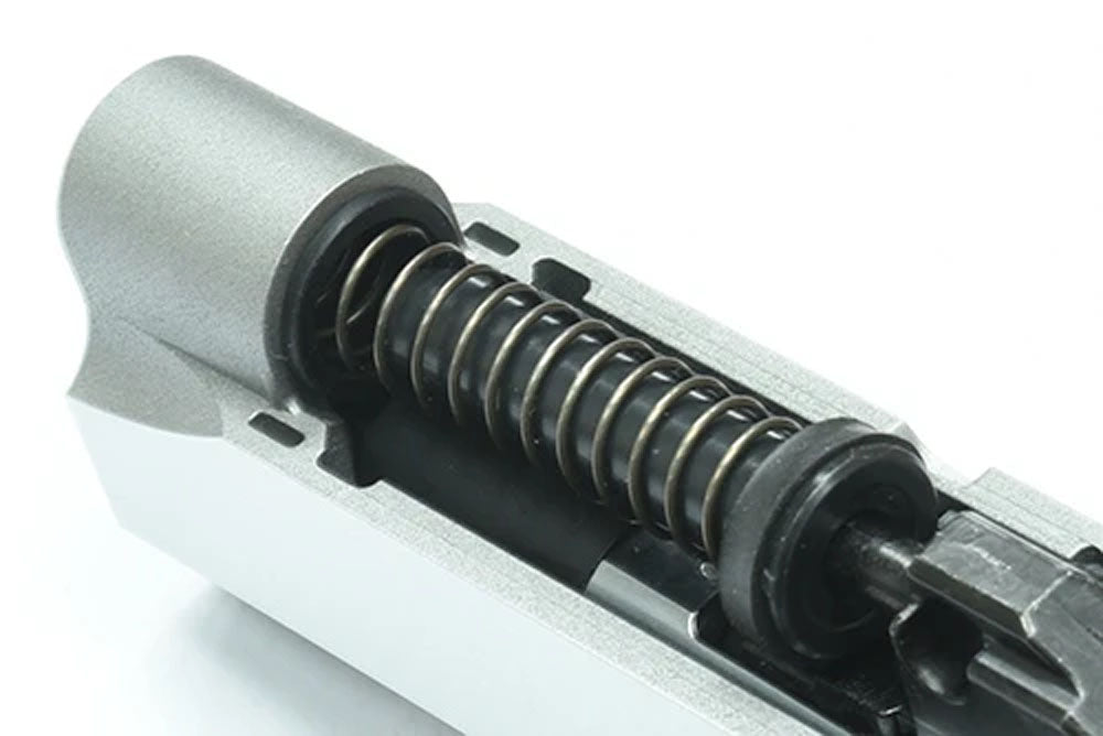 Spring Cap Lally Guarder Steel Recoil Spring Cap for MARUI V10 GBB Pistol Series ( Blac ...
