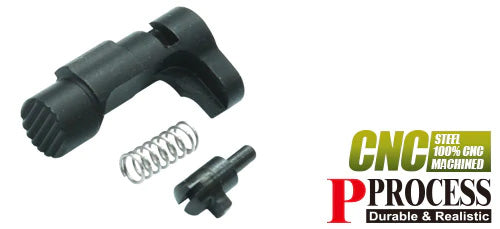 Guarder CNC Steel Magazine Release Button for Marui TM V10 GBB Series ( Black )