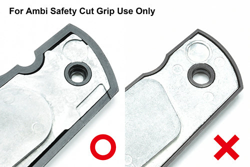 Guarder Stainless Ambi Thumb Safety For Marui TM V10 GBBP ( Silver )