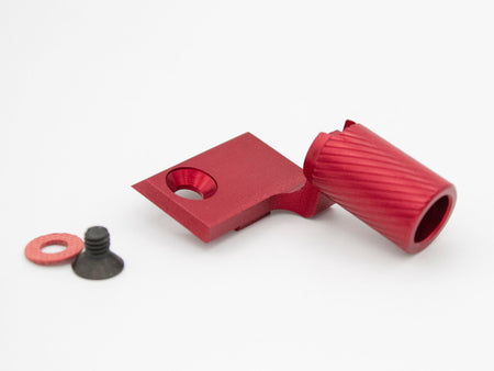 JLP V4R ( Right Side ) Slide Racker for Tokyo Marui Hi-Capa ( For Original / Bo-Mar Cut Slide ) ( 12mm Twister Handle ) (Red)