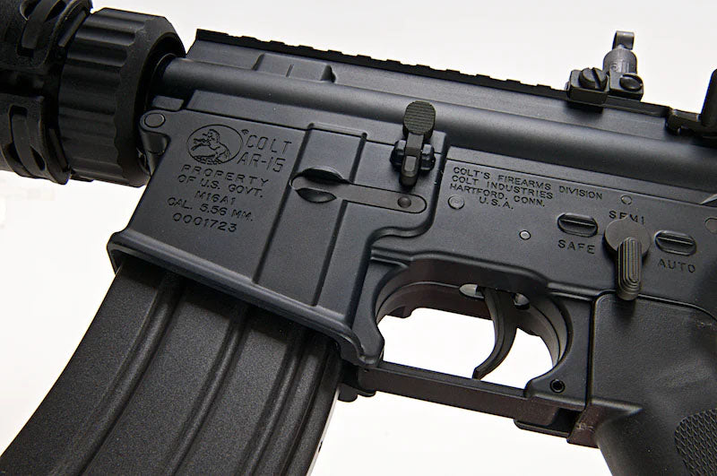 VFC Colt MK12 MOD1 Crane Stock Electric Airsoft ( AEG Fix Stock ) ( Black )