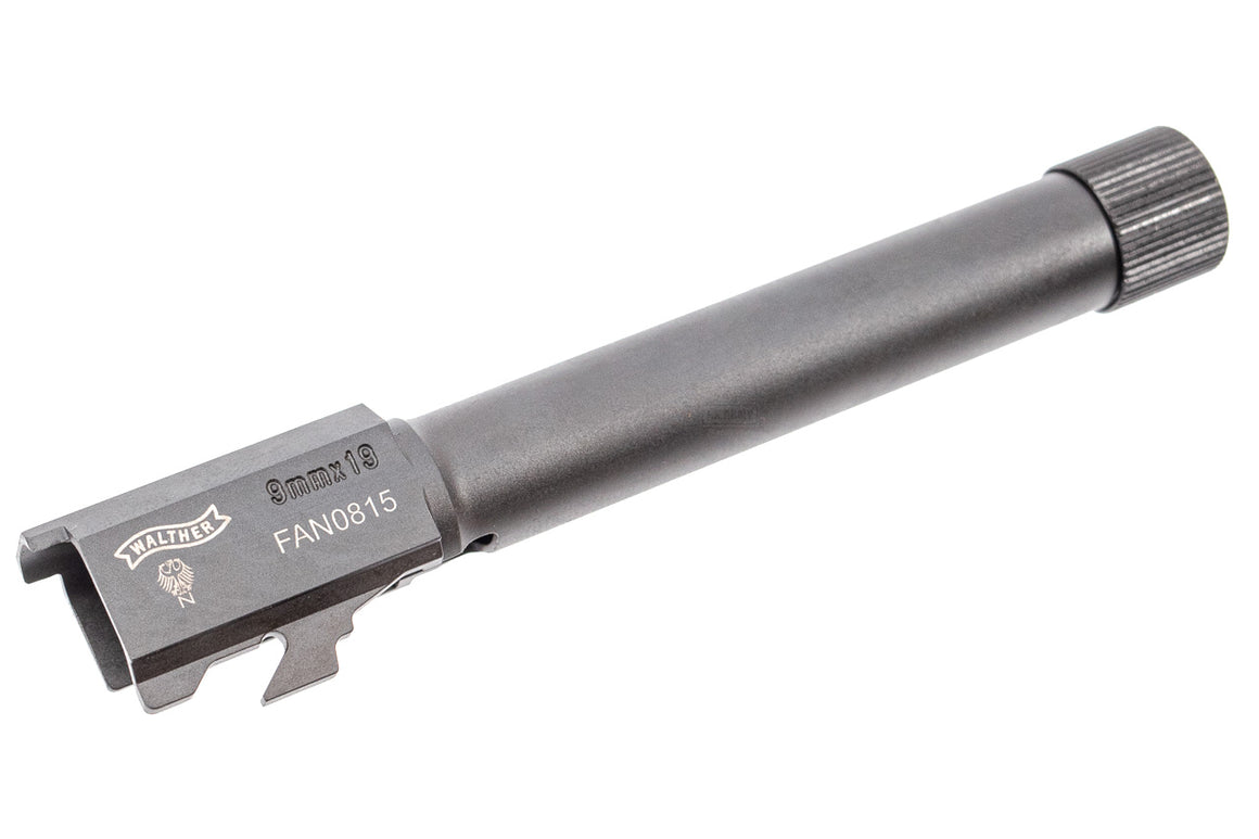 VFC Steel 4" inch Outer Barrel for Umarex VFC Walther PPQ M2 GBB Pistol Airsoft Series ( -14mm CCW ) ( Non-Threaded / Threaded Barrel )