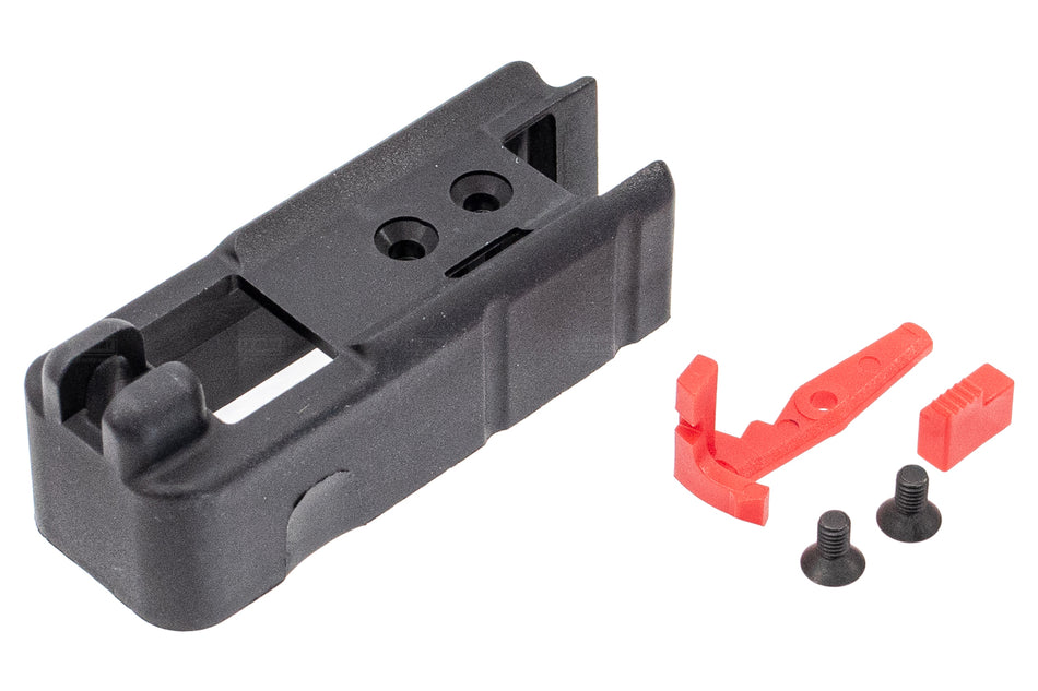 VFC V3 Magazine Cap Lip / Bolt Catch Lever Set For VFC M4 Gas Magazine ( Black ) ( Original Parts )