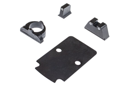 VFC Fowler Industries FI Licensed MKII Glock Complete Upper RMR Slide Set For UMAREX Glock 17 Gen5 / 19 Gen4 GBBP ( MK2 Stainless Steel / Aluminum )-G19 G4 Steel