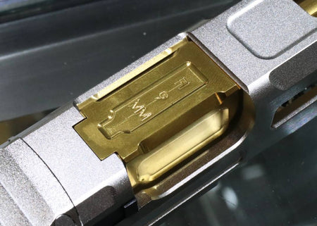 VFC Fowler Industries FI Licensed MKII Glock Complete Upper RMR Slide Set For UMAREX Glock 17 Gen5 / 19 Gen4 GBBP ( MK2 Stainless Steel / Aluminum )-G19 G4 Steel