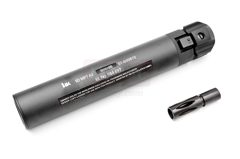 VFC H&K MP7 A1 Dummy Suppressor / Barrel Extension ( Umarex Licensed ) ( Black )