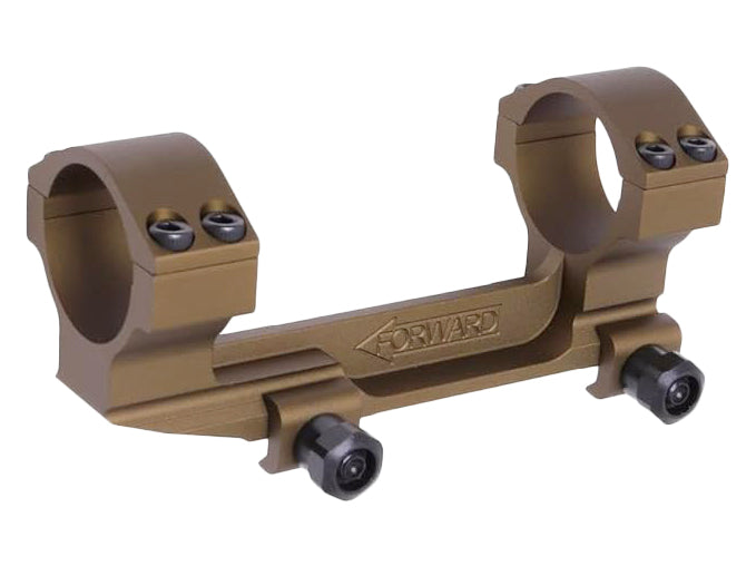 VFC CNC Aluminum One-Piece Dual Ring 30mm Scope Mount ( Tan )