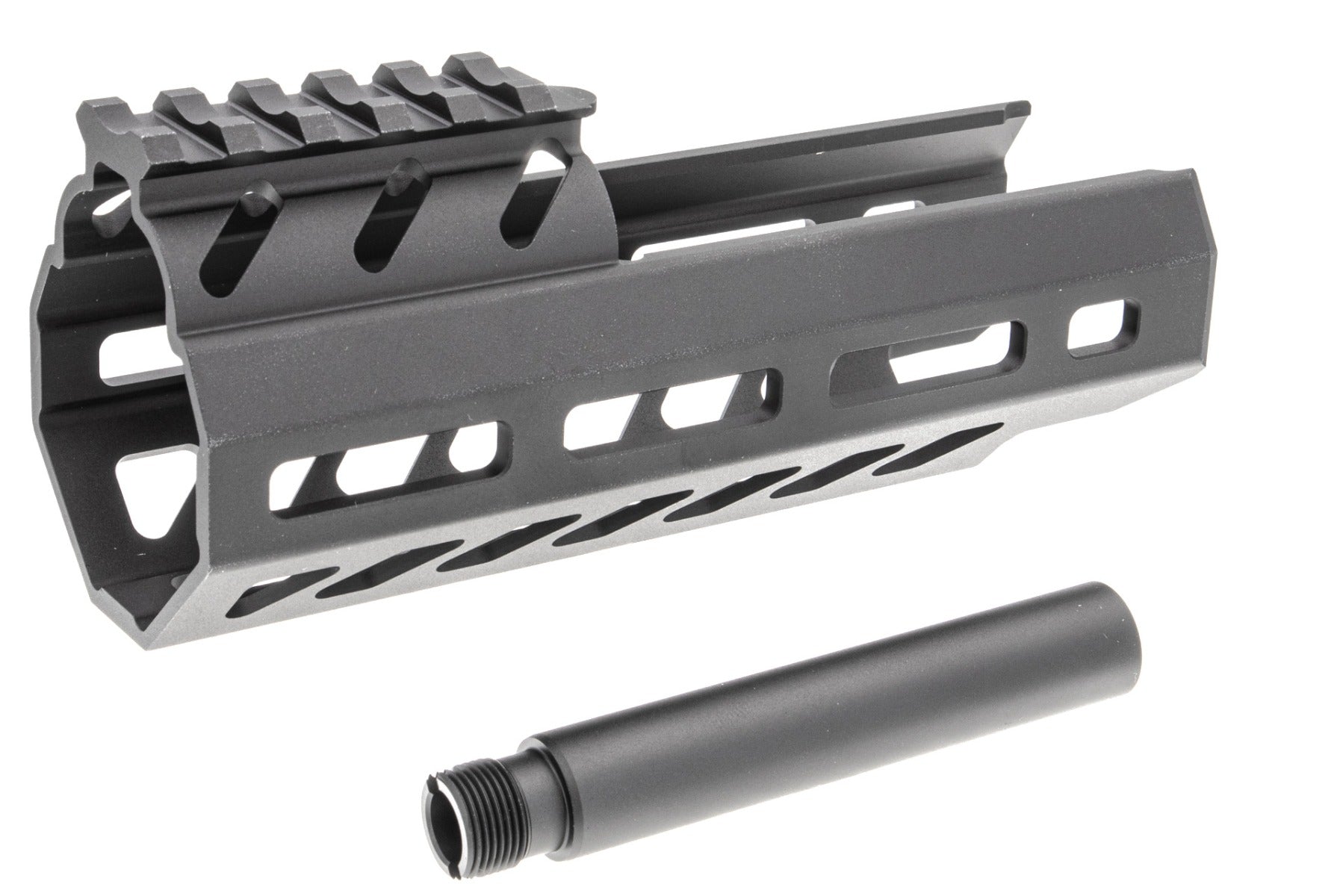 VFC / SIG AIR 6" M-LOK Handguard Rail with Outer Barrel For VFC / SIG AIR MPX AEG / APFG  MPX-K GBB ( VGB4HGD002 / V0B4BRL020 Original Parts )