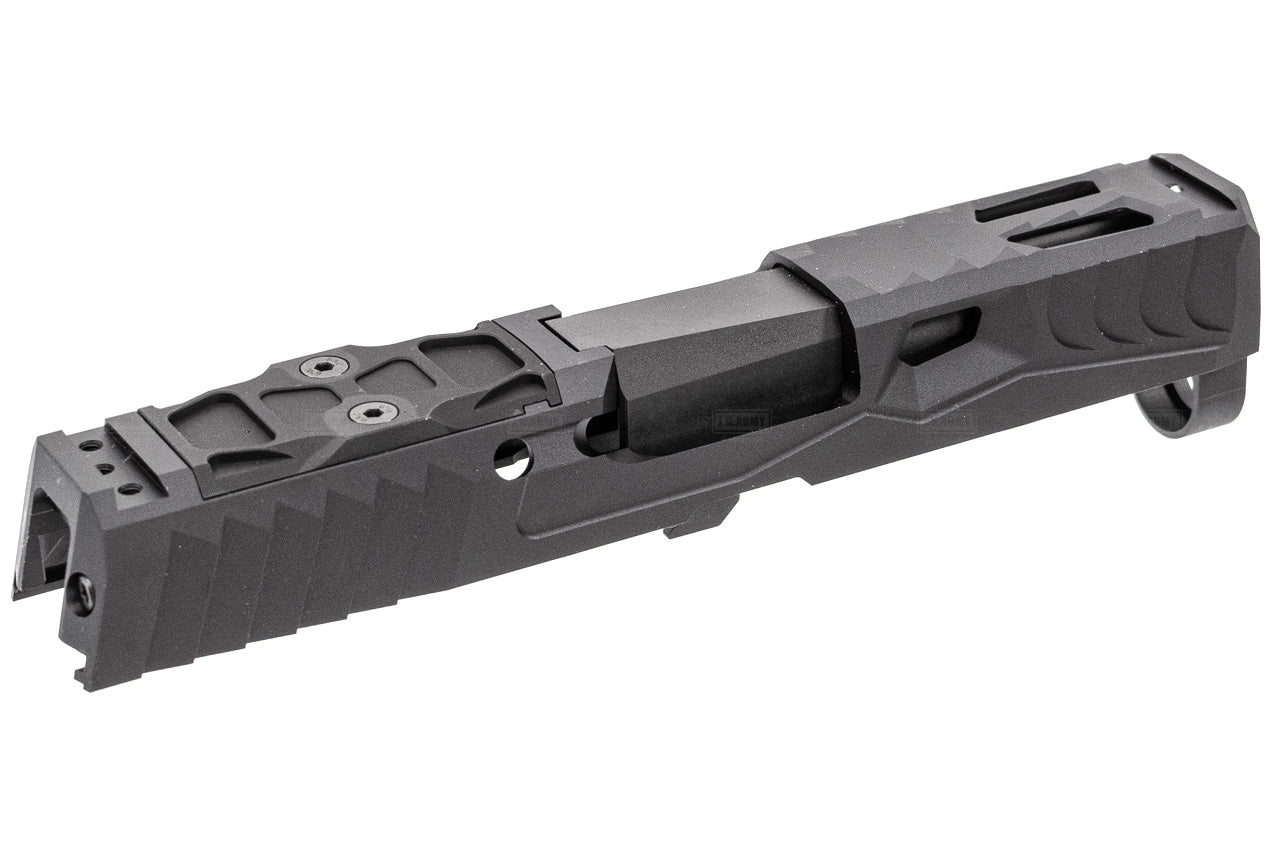 Nova NSO Reptile Cut Style Aluminum Slide Set for SIG AIR / VFC P320 M17 M18 GBBP Series ( Black )