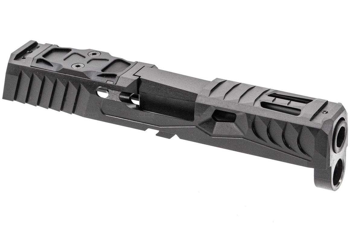 Nova NSO Reptile Cut Style Steel Slide Set for SIG AIR / VFC P320 M17 M18 GBBP Series ( Black )