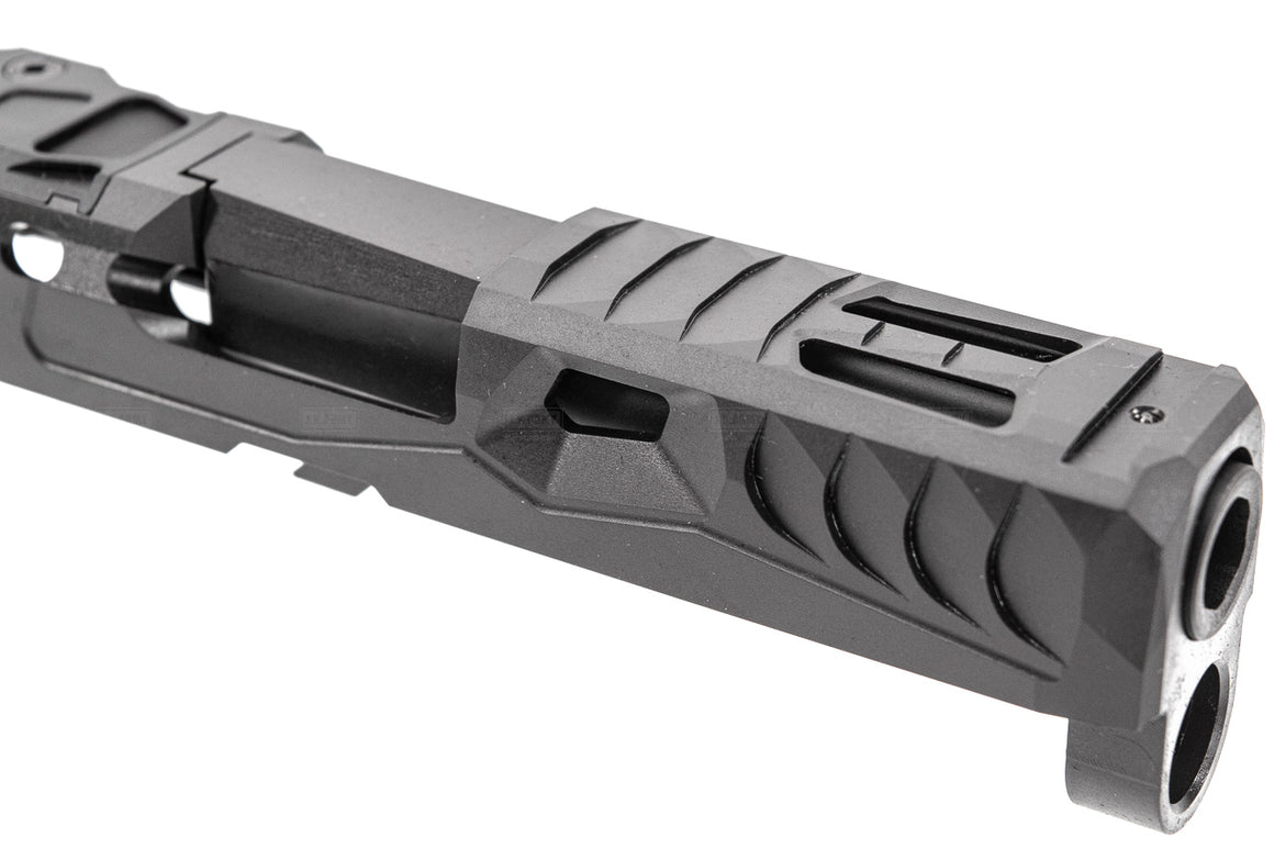 Nova NSO Reptile Cut Style Steel Slide Set for SIG AIR / VFC P320 M17 M18 GBBP Series ( Black )