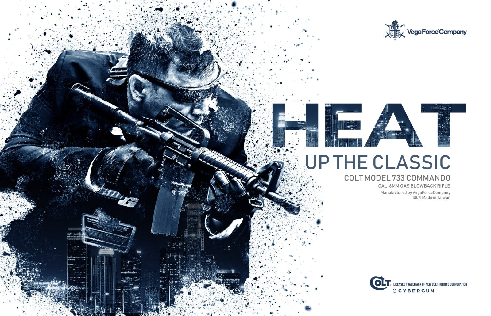 VFC M733 GBB Airsoft ( Colt Licensed ) ( CAR-15 M4 Commando Model 733 11.5" )