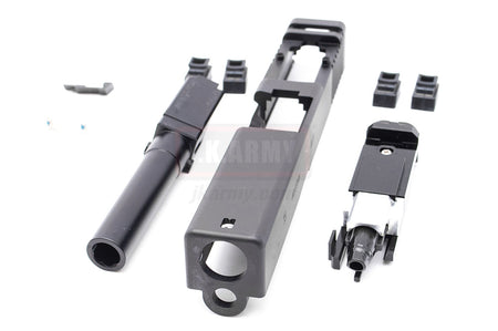 Volante CNC 7075 Aluminum 19 RMR Cut Slide with BBU for Tokyo Marui TM G19 GBBP Series ( Black )