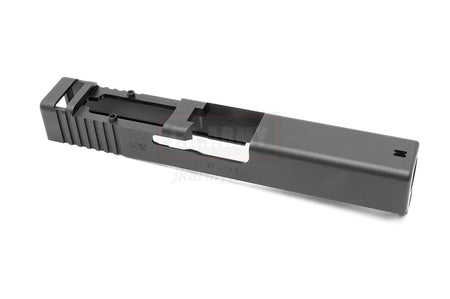 Volante CNC 7075 Aluminum 19 RMR Cut Slide with BBU for Tokyo Marui TM G19 GBBP Series ( Black )