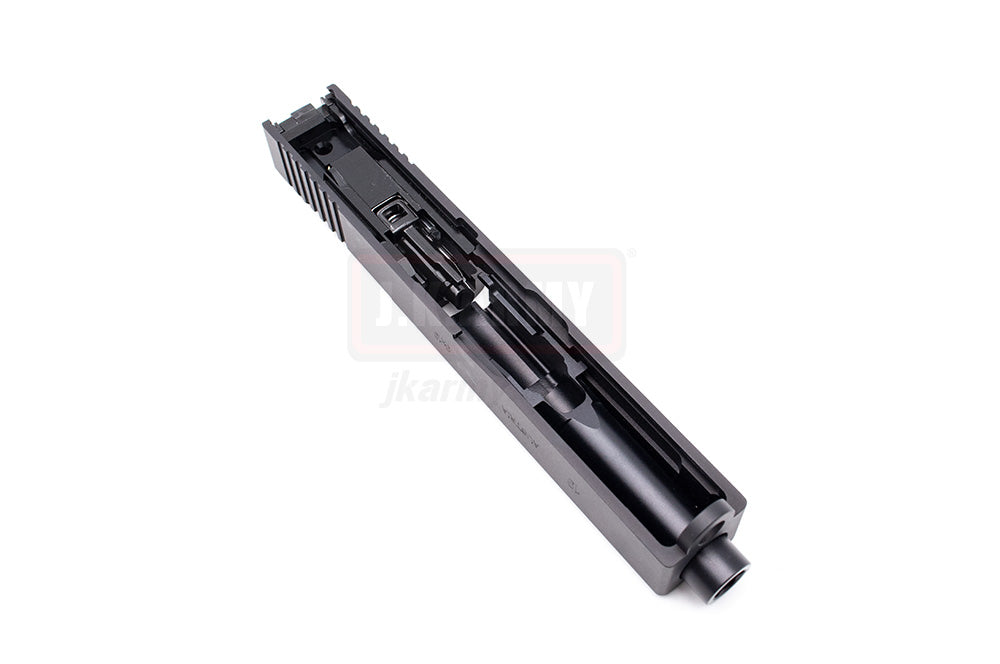 Volante CNC 7075 Aluminum 19 RMR Cut Slide with BBU for Tokyo Marui TM G19 GBBP Series ( Black )