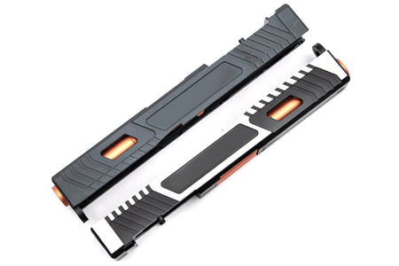 Volante Airsoft T Style G19 RMR Slide Set for Marui TM G Series 19 Model GBBP ( JW Style )-2 Tone