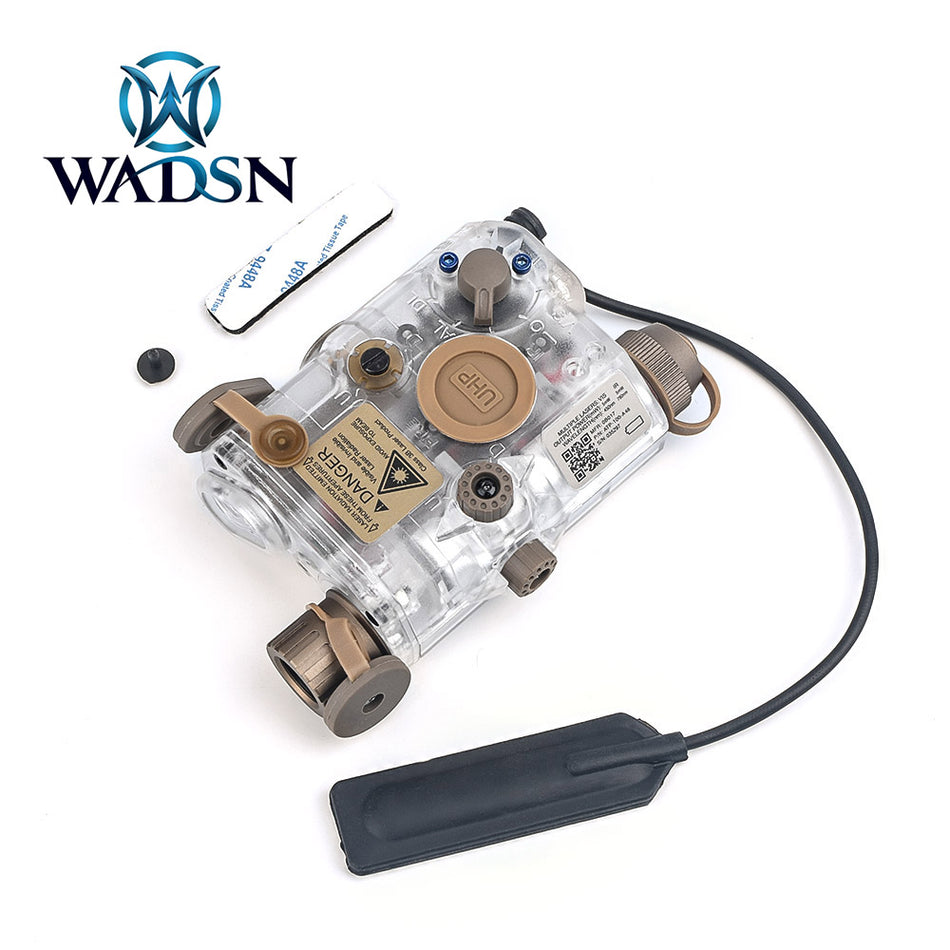 WADSN / NE PEQ LA-5C UHP APPEARANCE VER ( BK / DE ) ( Red / Green / Blue Laser )-Dark Earth ( DE )-Red Laser