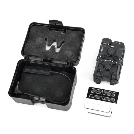 WADSN ET OGL Style Airsoft Laser Drive ( IR & Red / Green / Blue Laser ) ( Aluminum )-Blue & IR Laser-Black