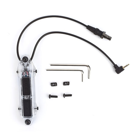 WADSN / NE TAP Double Switch Perspective Ver. for Airsoft PEQ , M/X-Series Flashlight ( BK / DE )-Dark Earth ( DE )