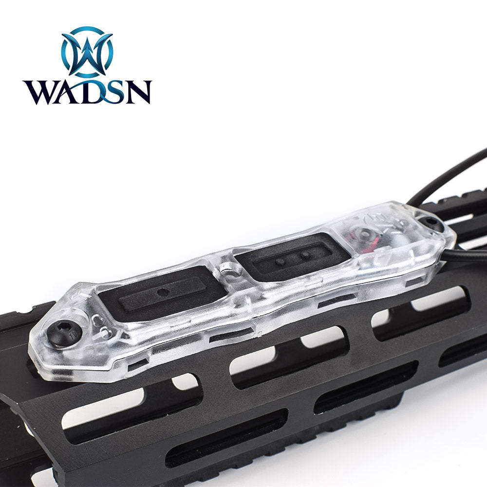 WADSN / NE TAP Double Switch Perspective Ver. for Airsoft PEQ , M/X-Series Flashlight ( BK / DE )-Dark Earth ( DE )