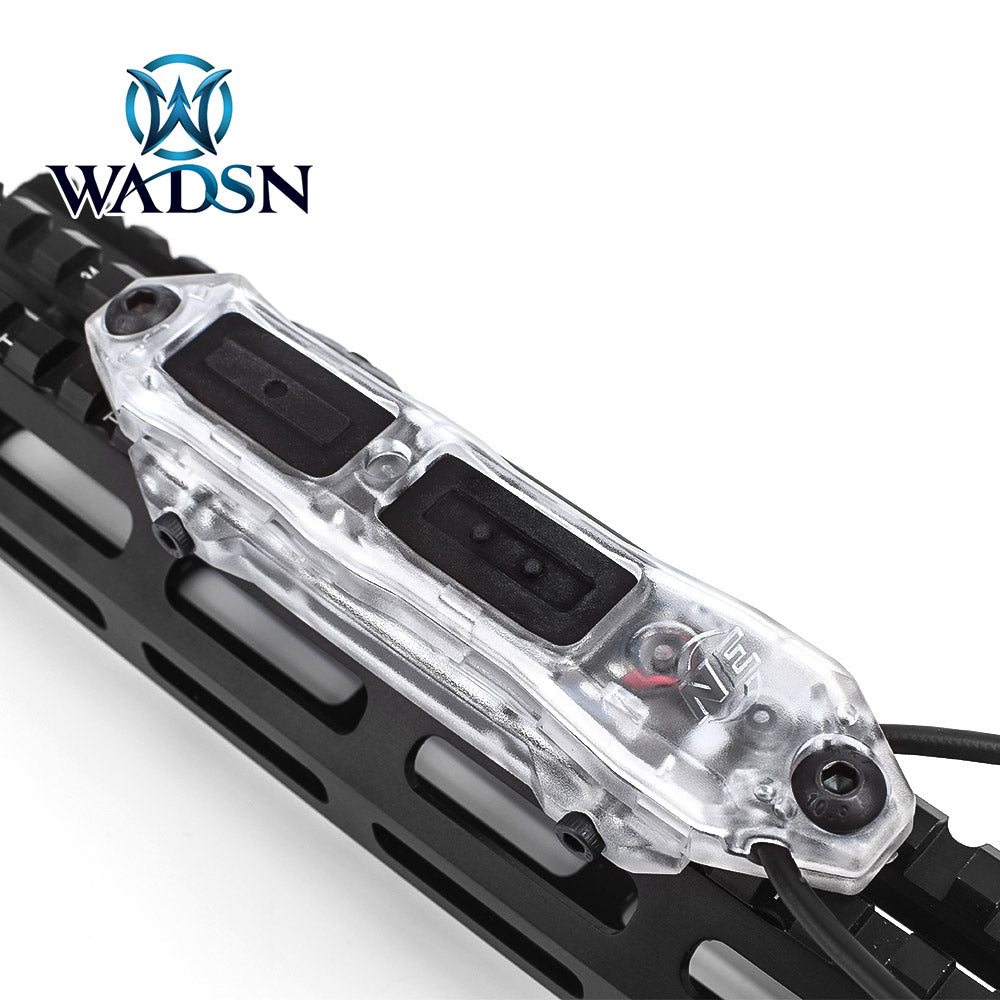 WADSN / NE TAP Double Switch Perspective Ver. for Airsoft PEQ , M/X-Series Flashlight ( BK / DE )-Dark Earth ( DE )