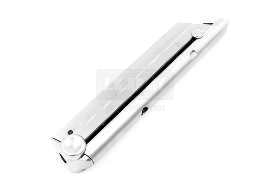 WE 15 Rds Magazine for Luger P08 GBB ( LGMG01 ) ( Silver )