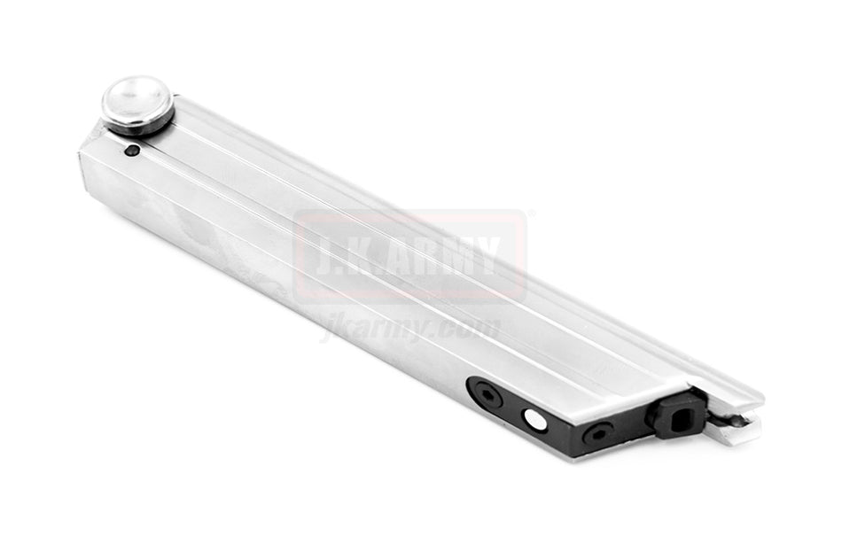 WE 15 Rds Magazine for Luger P08 GBB ( LGMG01 ) ( Silver )
