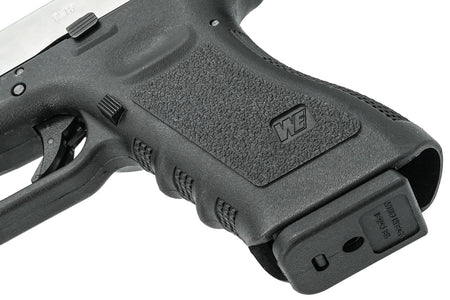 WE Model 18C G3 Metal Slide GBB Pistol ( SV ) ( SV Metal Slide, Black Frame )