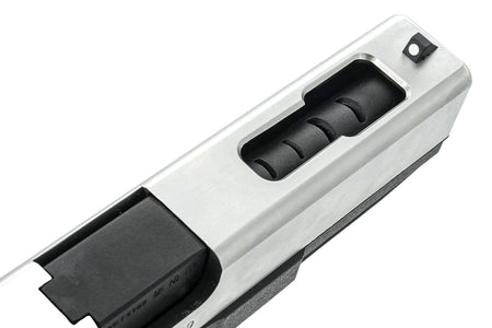 WE Model 18C G3 Metal Slide GBB Pistol ( SV ) ( SV Metal Slide, Black Frame )