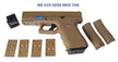 WE Model 19 Gen4 MOS GBB Pistol ( Tan )