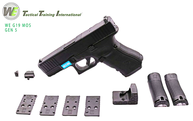 WE Model 19 Gen5 MOS GBB Pistol ( Black )