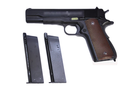 WE M1911 A1 Full Metal GBB Pistol with Extra Magazine ( No Markings )