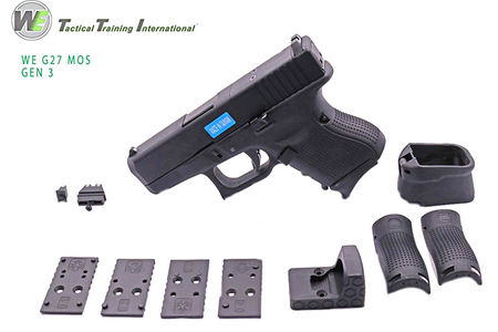WE Model 27 Gen3 MOS GBB Pistol ( Black )