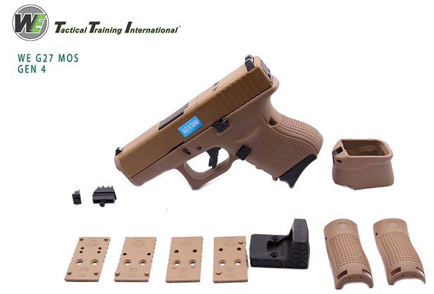 WE Model 27 Gen4 MOS GBB Pistol ( Tan )