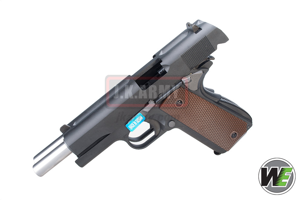 WE Double Barrel 1911 Full Metal GBB Pistol Airsoft ( BK )