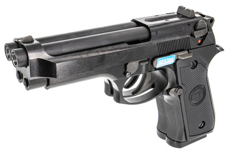 WE Double Barrel M9 Full Metal GBB Pistol Airsoft ( Black )
