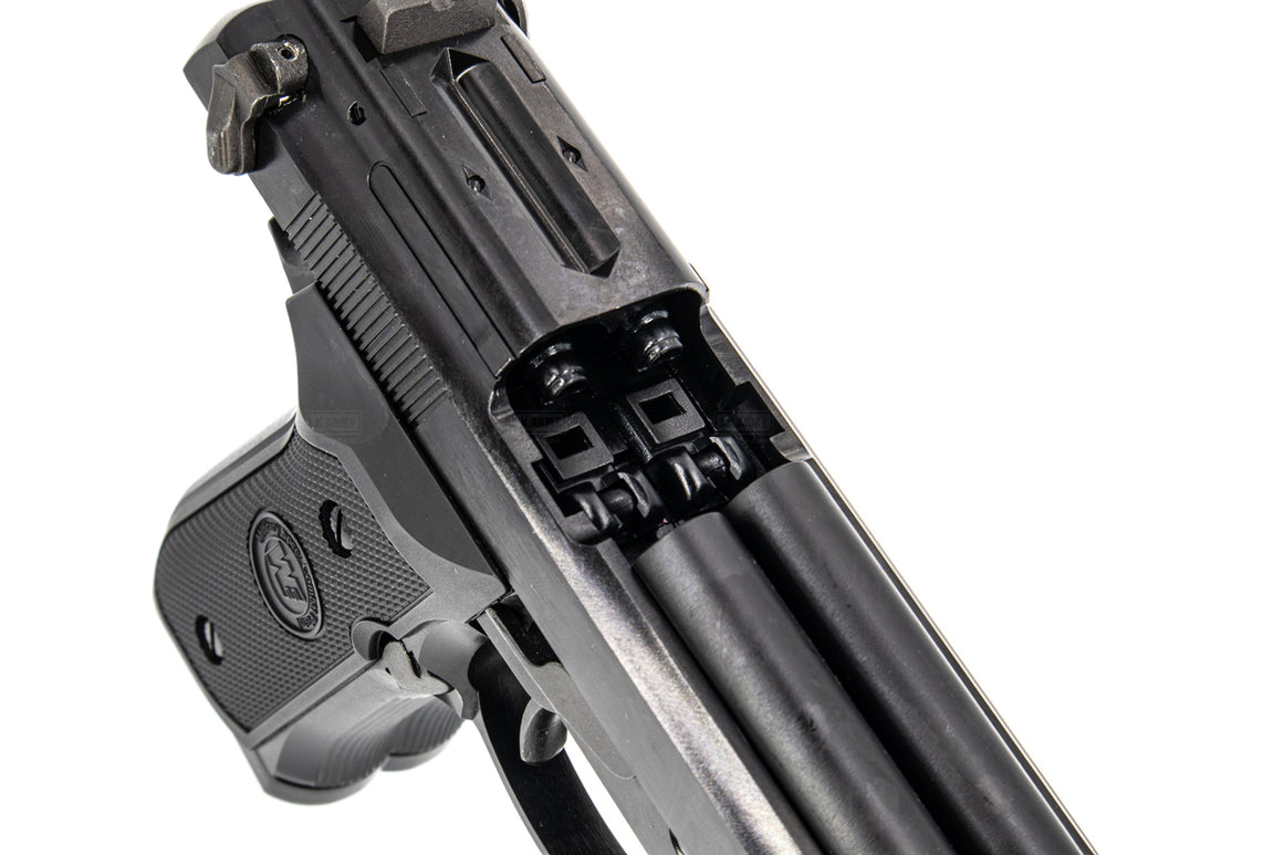 WE Double Barrel M9 Full Metal GBB Pistol Airsoft ( Black )
