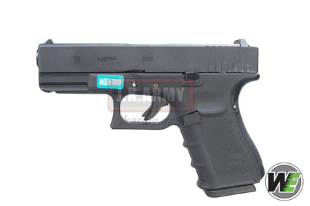 WE Model 19 Metal Slide GBB Pistol ( Black ) ( WE Marking ) ( Gen4 )