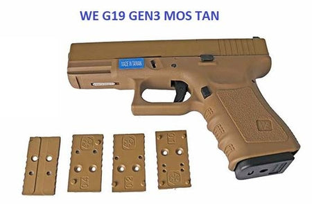 WE Model 19 Gen3 MOS GBB Pistol ( Tan )