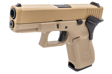 WE G Model 19 Gen5 SECRET Ver. GBB Pistol ( Semi-Auto / Full Auto ) ( Tan  )