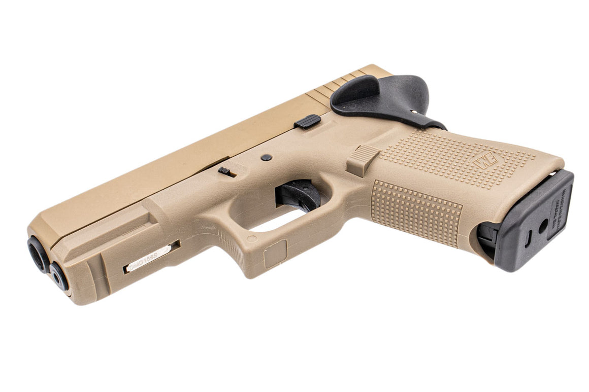 WE G Model 19 Gen5 SECRET Ver. GBB Pistol ( Semi-Auto / Full Auto ) ( Tan  )