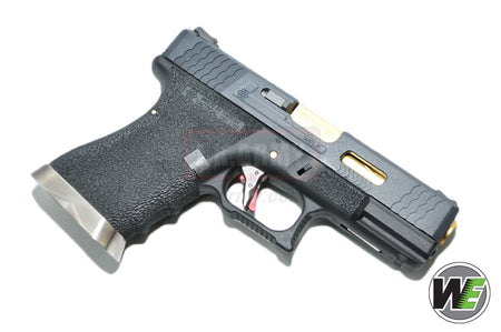 WE Custom Model 19 Pistol Airsoft T1 ( BK SLIDE / GD BARREL / BK FRAME )