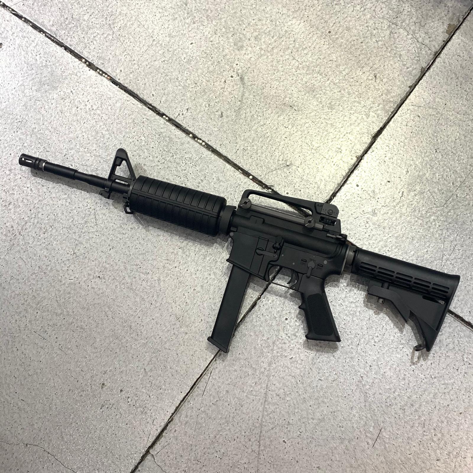 WE M4A1 PCC Version GBB Rifle ( Black )