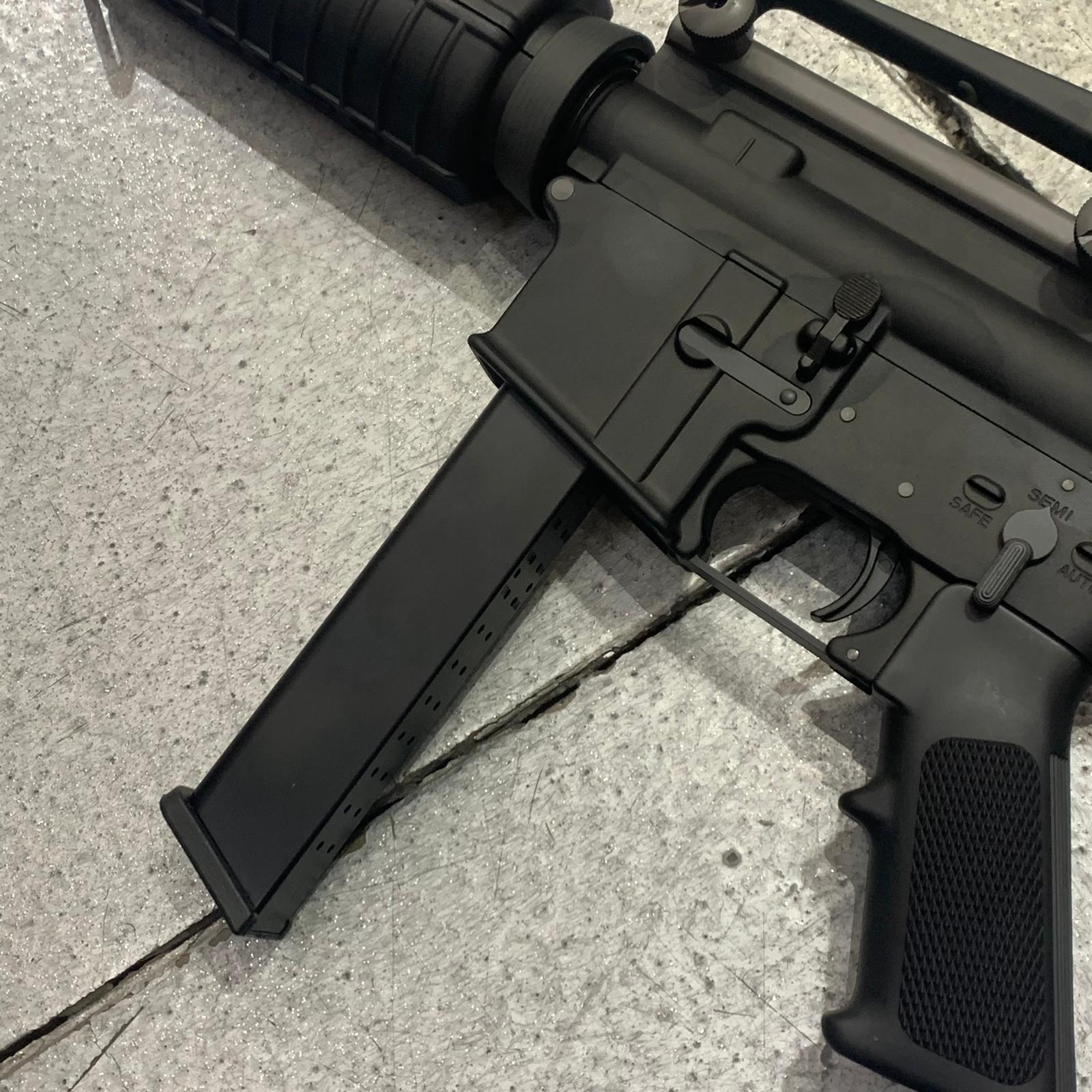 WE M4A1 PCC Version GBB Rifle ( Black )