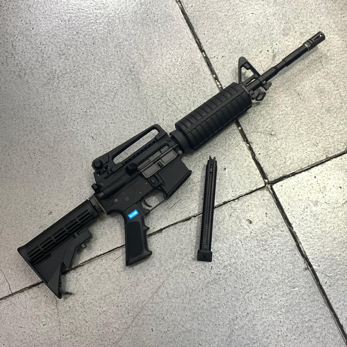 WE M4A1 PCC Version GBB Rifle ( Black )