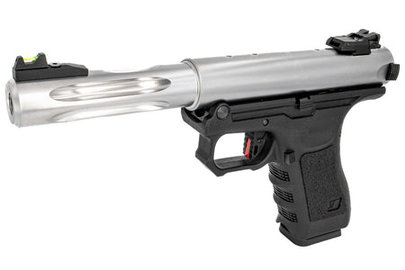 WE Galaxy G Series Premium S GBB Pistol ( Black / Silver )-Silver