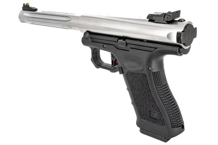 WE Galaxy G Series Premium L GBB Pistol ( Black / Silver )-Silver