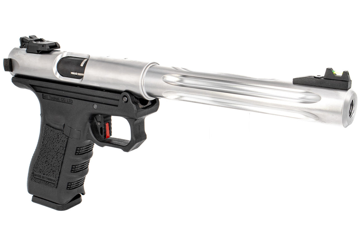 WE Galaxy G Series Premium L GBB Pistol ( Black / Silver )-Silver