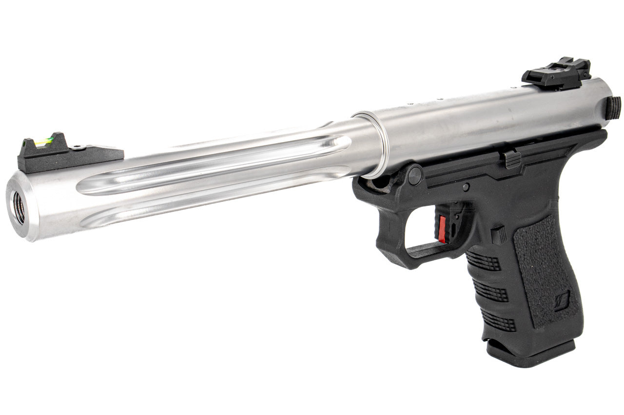 WE Galaxy G Series Premium L GBB Pistol ( Black / Silver )-Silver