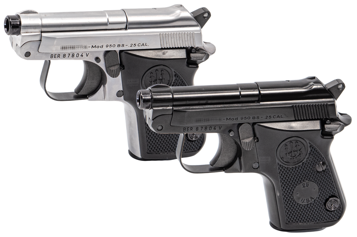 WE 950 Gas Blow Back Pistol Airsoft ( Black / Silver ) ( Custom Marking )-Silver